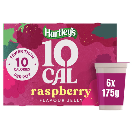 Hartley's 10 Cal Raspberry Flavour Jelly 6 x 175 g
