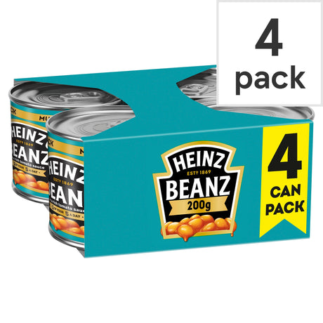 Heinz Baked Beans In Tomato Sauce 4 x 200 g