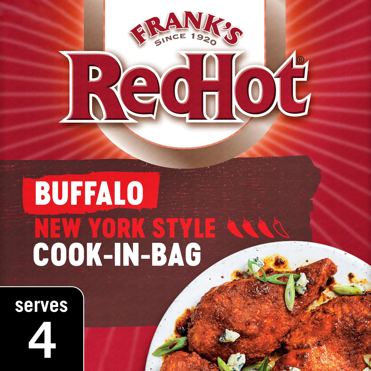 Frank's Red Hot Buffalo New York Style Cook-In-Bag 25 g