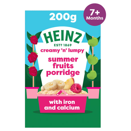 Heinz Summer Fruit Porridge Baby Food 7 Months+ 200 g