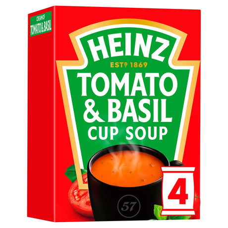 Heinz Tomato & Basil Cup Soup 4 Pack 88 g