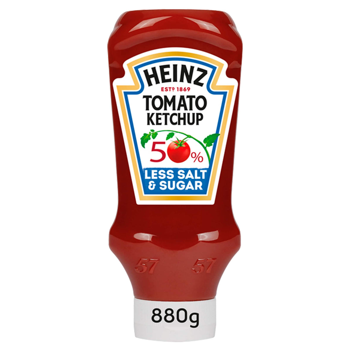 Heinz Tomato Ketchup 50% Less Salt & Sugar 880 g