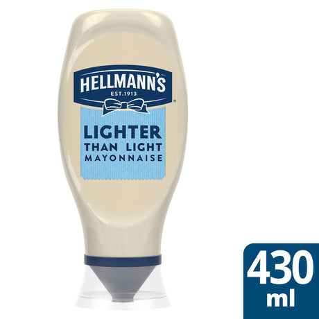 Hellmann's Lighter Than Light Mayonnaise Squeezy 430 ml