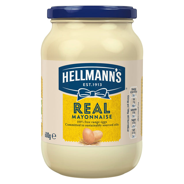 Hellmann's Real Mayonnaise Jar 600 g
