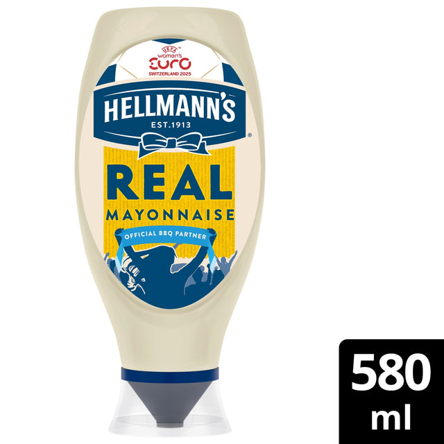 Hellmann's Real Mayonnaise Squeezy 580 ml