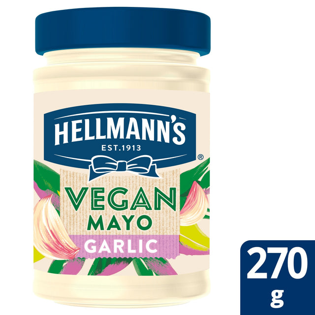 Hellmann's Vegan Garlic Mayonnaise Jar 270 g