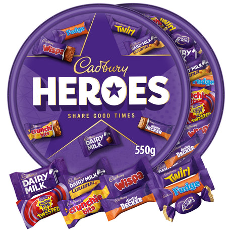 Heroes Chocolate Tub 550 g