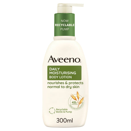Aveeno Daily Moisturising Body Lotion Moisturiser Sensitive Skin 300 ml
