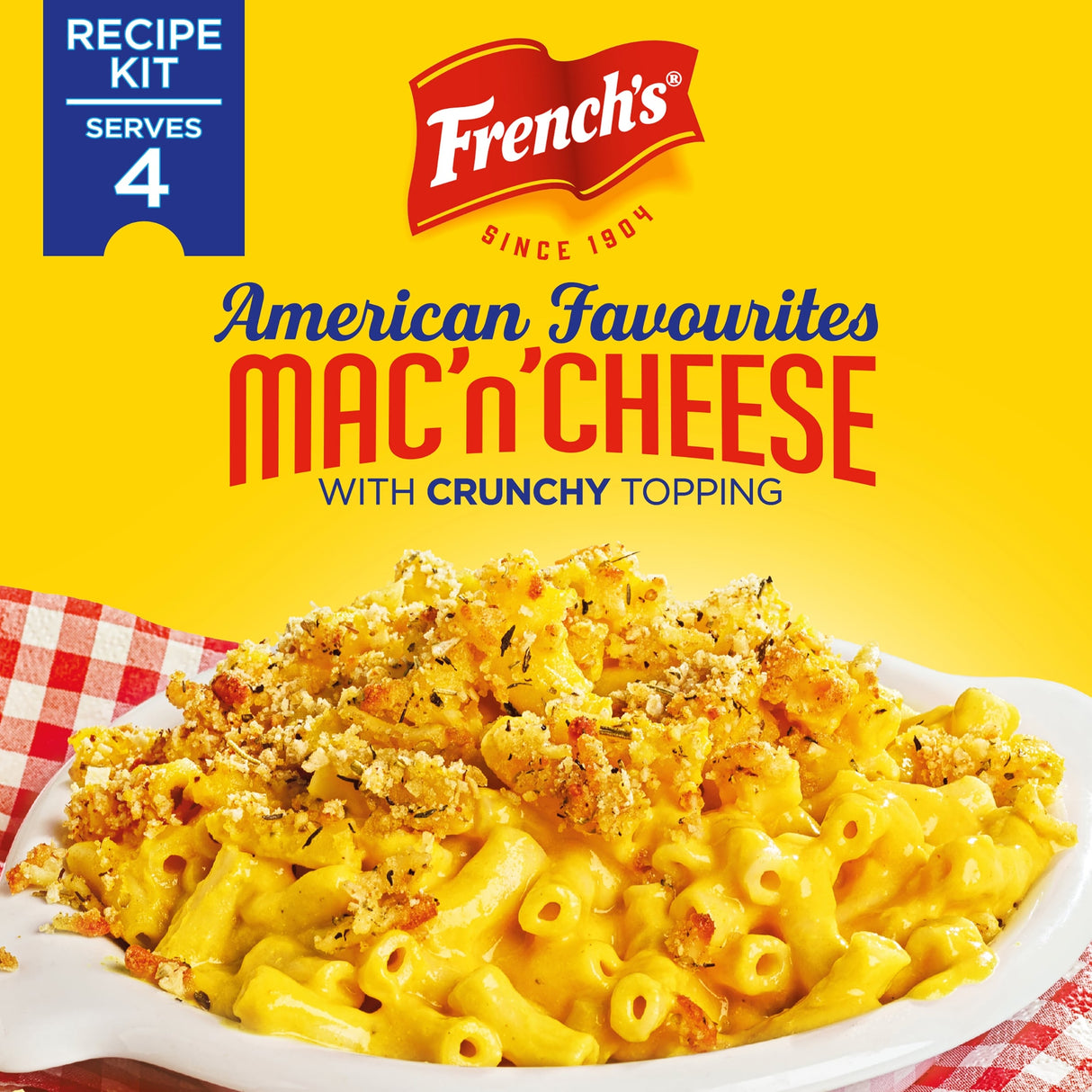 French's Mac 'N' Cheese With Crunchy Topping Recipe Kit 115 g