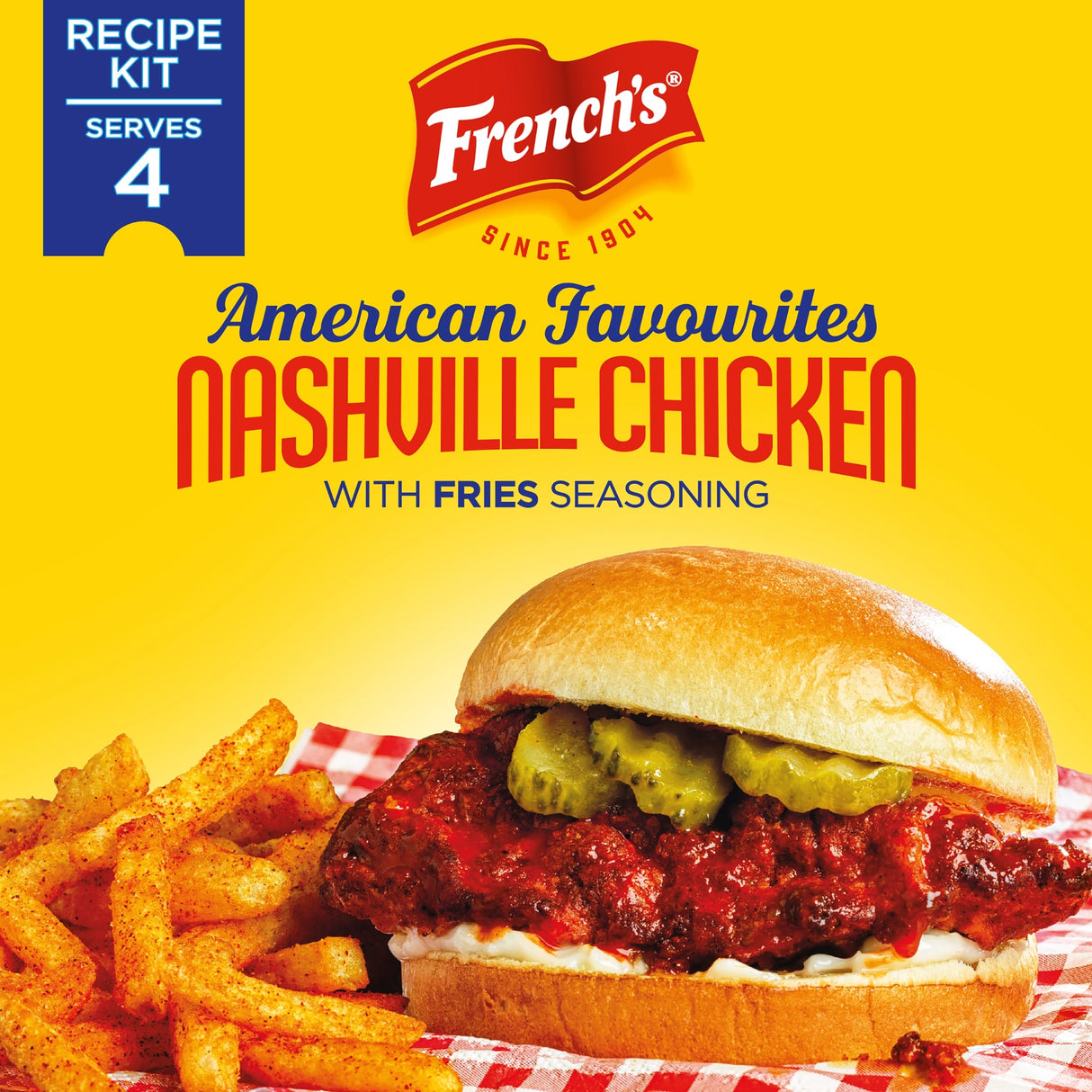 French's Nashville Chicken With Fries Seasoning Recipe Kit 105 g