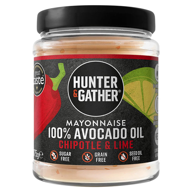 Hunter & Gather Avocado Oil Mayonnaise Chipotle & Lime 175 g