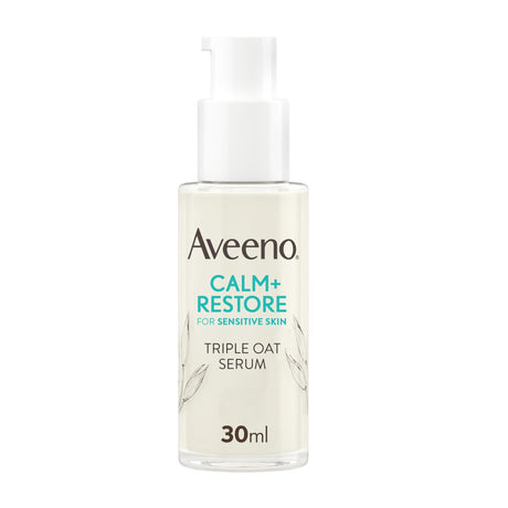Aveeno Face Calm & Restore Oat Serum Face Moisturiser Cream 30 ml