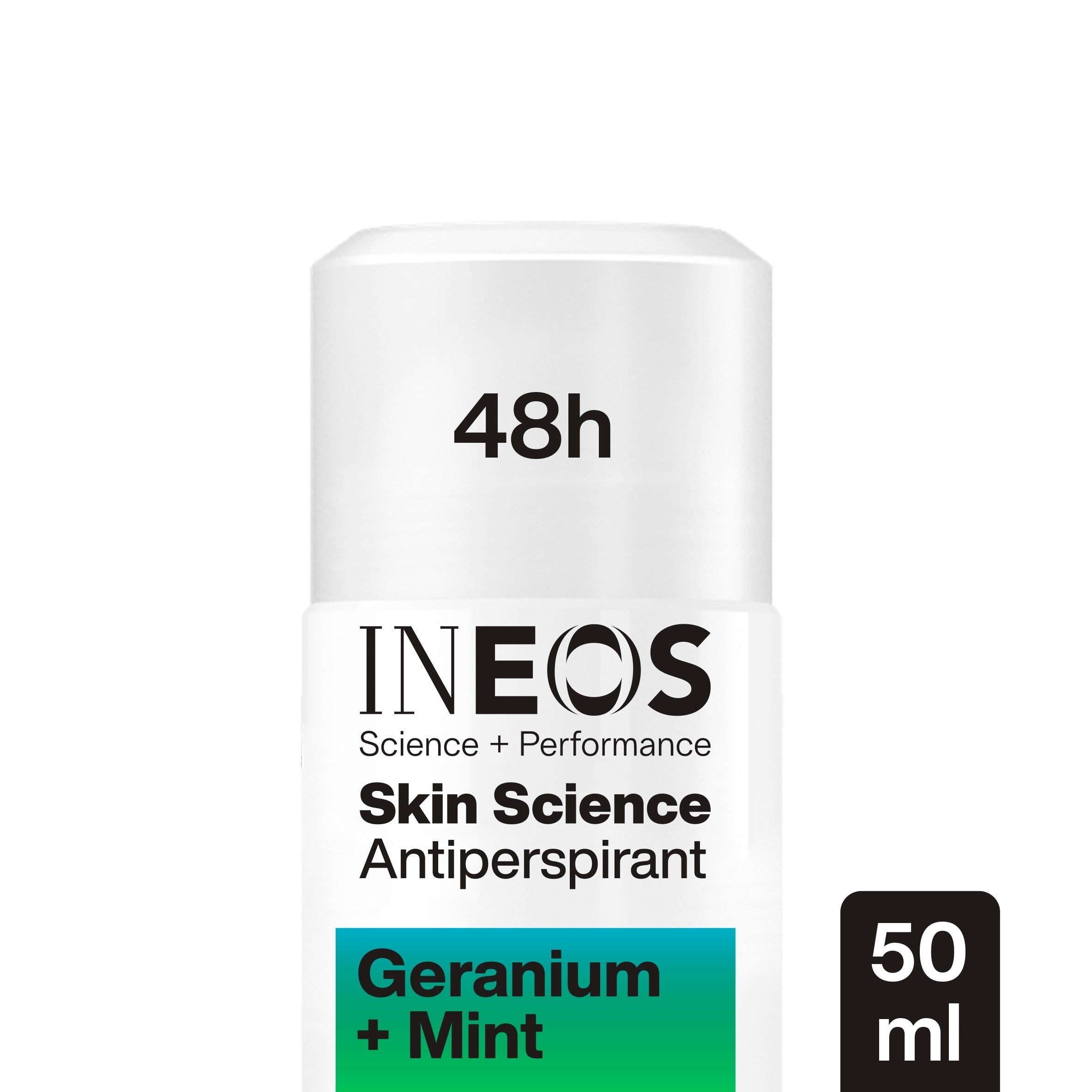 Ineos Skin Science Geranium + Mint Anti-Perspirant Deodorant Roll On 50 ml