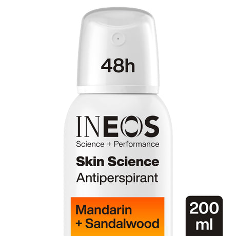 Ineos Skin Science Mandarin + Sandalwood Anti-Perspirant Deodorant Aerosol 200 ml