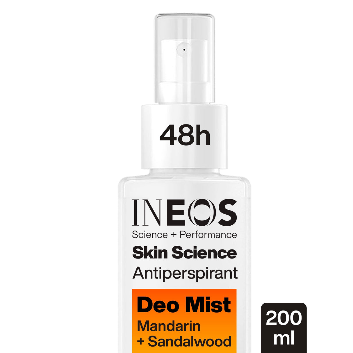 Ineos Skin Science Mandarin + Sandalwood Anti-Perspirant Deodorant Mist 200 ml