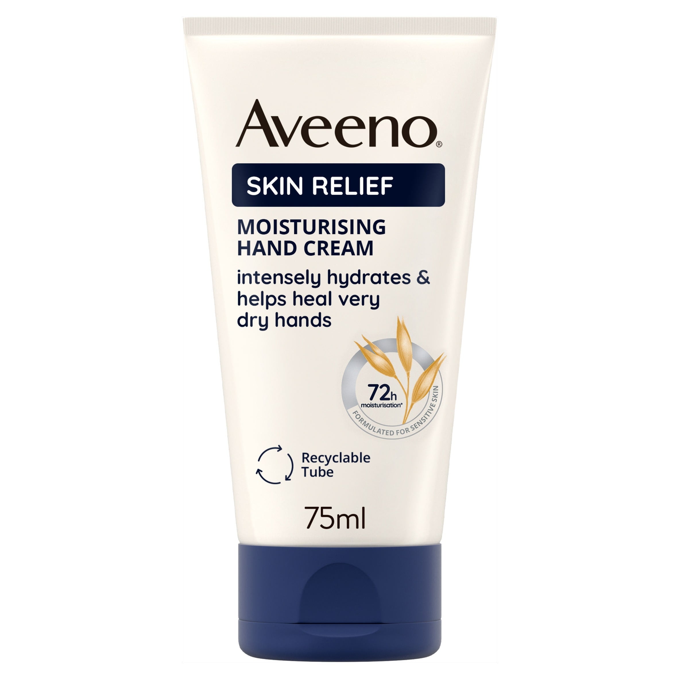 Aveeno Skin Relief Hand Cream Moisturiser For Very Dry Skin 75 ml