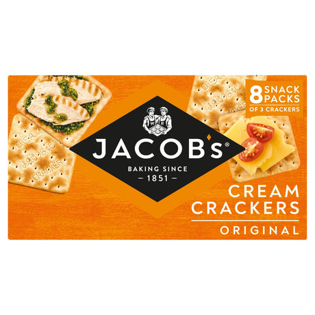 Jacob's Cream Cracker Multi-Pack 8 Snack Packs 185 g