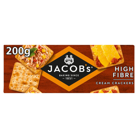 Jacob's High Fibre Cream Crackers 200 g