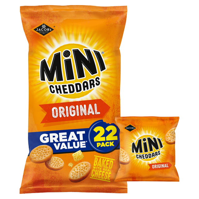 Jacob's Mini Cheddars Original 2 x 2 506 g
