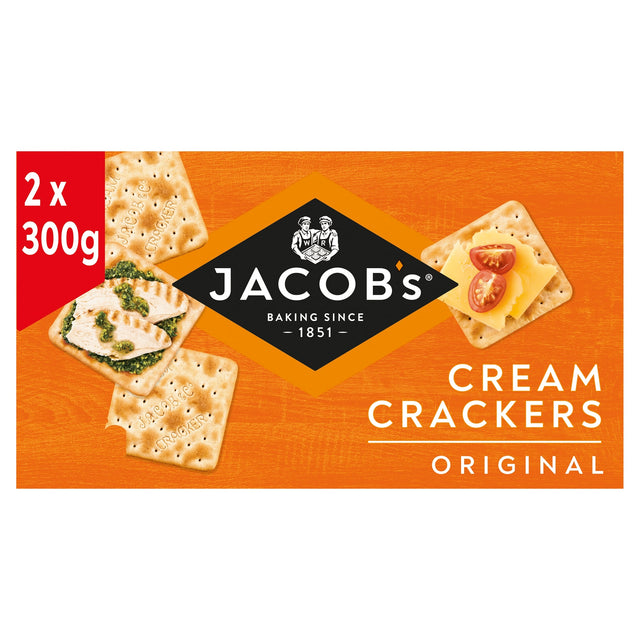 Jacob's Original Cream Crackers Twin Pack 2 x 300 g