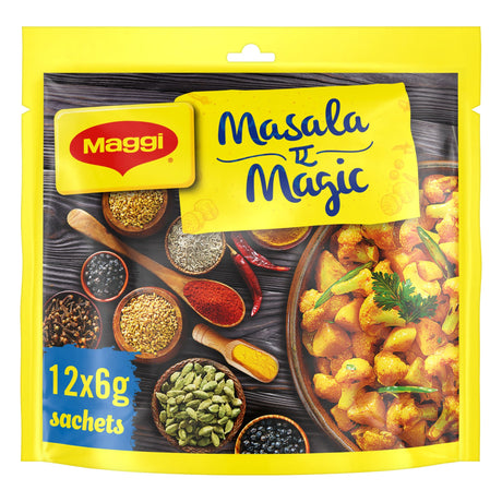 Maggi Masala Magic Seasoning Mix Sachets 12 x 6 g