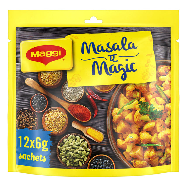 Maggi Masala Magic Seasoning Mix Sachets 12 x 6 g