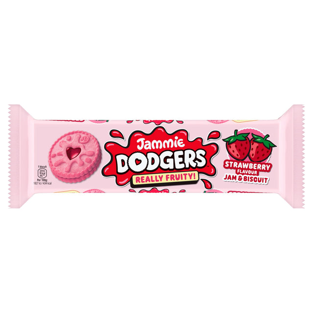 Jammie Dodgers Strawberry Flavour Jam & Biscuit 140 g