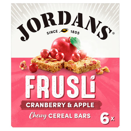 Jordans Frusli Bars Cranberry & Apple 6 x 30 g