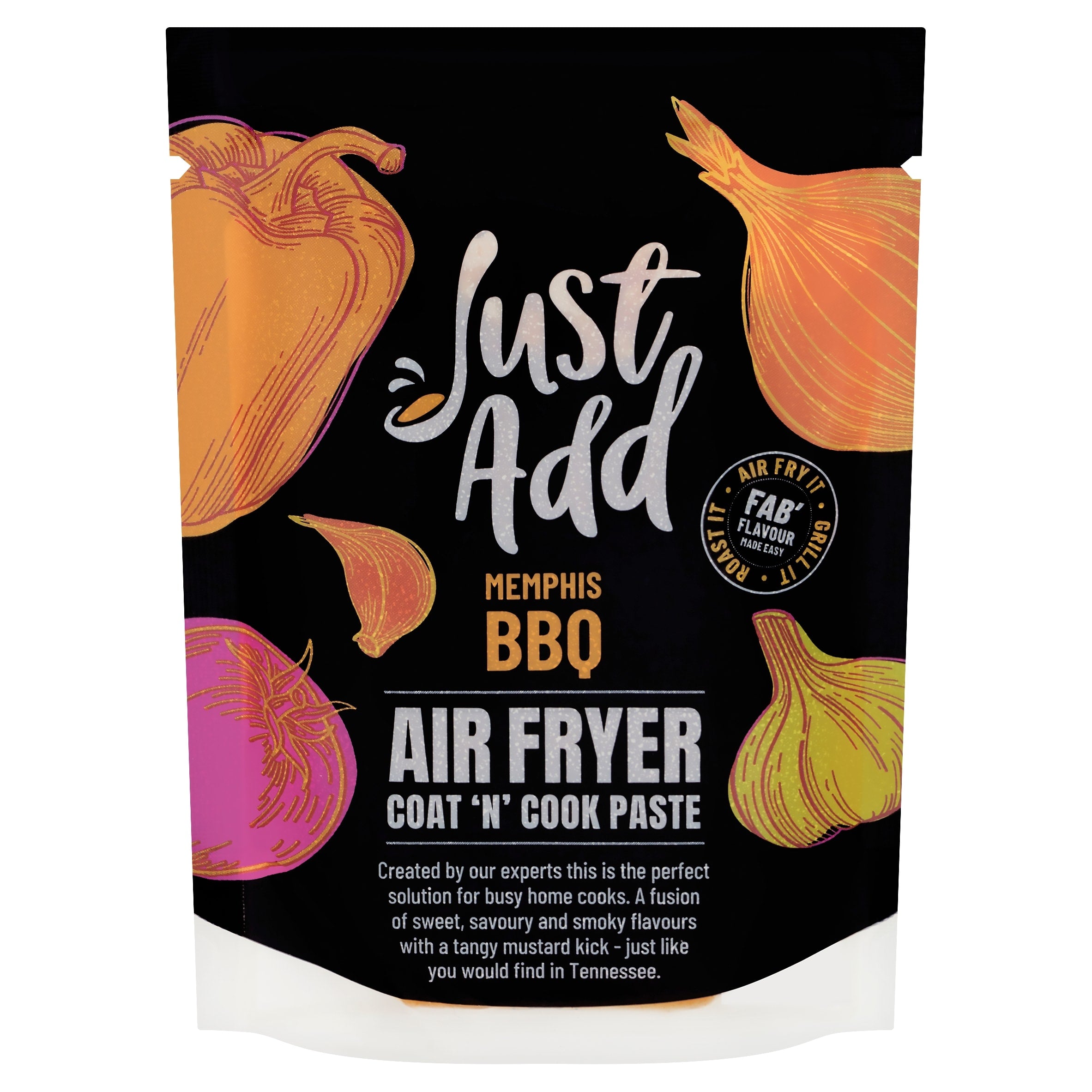 Just Add Memphis BBQ Air Fryer Coat 'N' Cook Paste 120 g