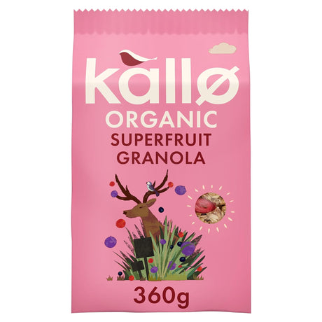 Kallo Organic Superfruit Granola 360 g