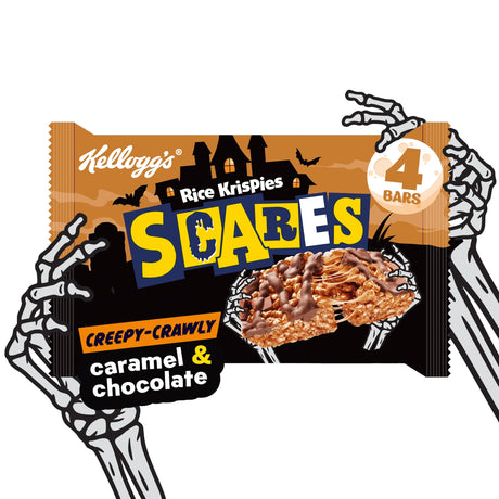 Kellogg's Rice Krispies Squares Curious Caramel & Chocolate Bars 4 x 36 g