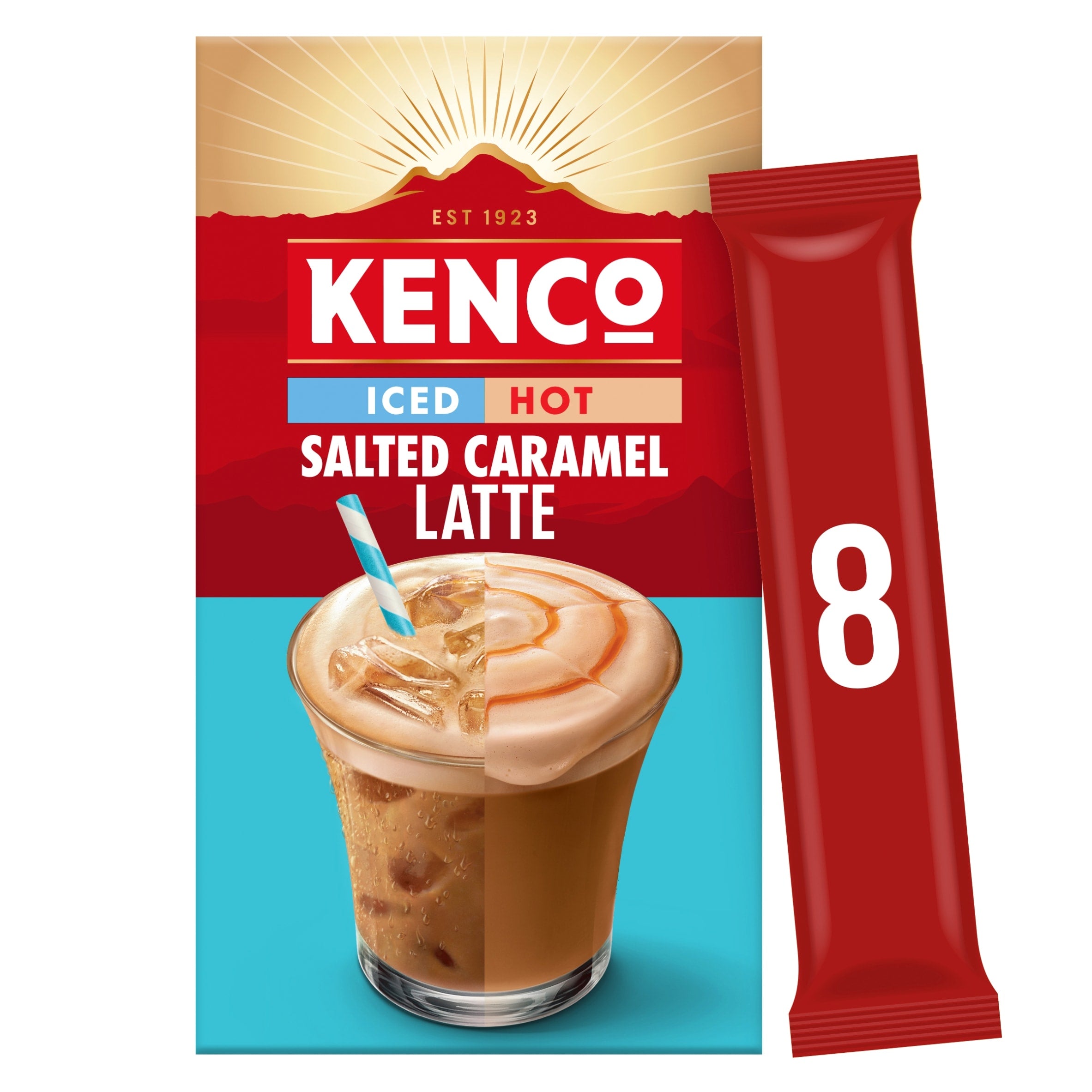 Kenco Iced Hot Salted Caramel Latte 8 x 20.3 g