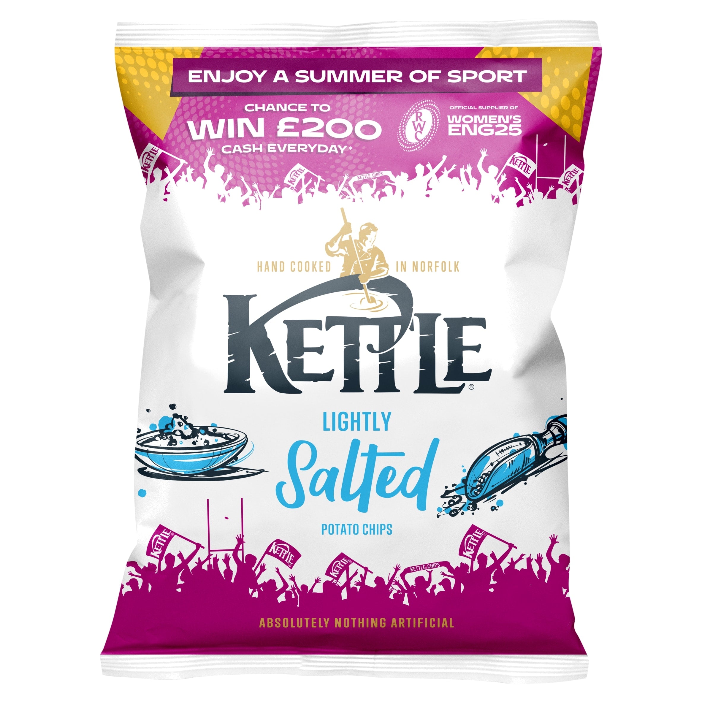 Kettle Lightly Salted Potato Chips 130 g