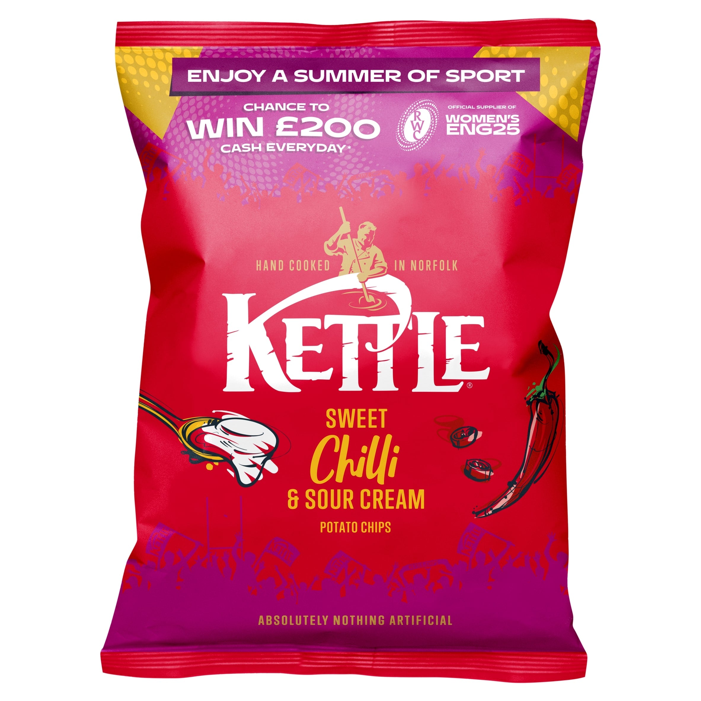 Kettle Potato Chips Sweet Chilli & Sour Cream 130 g