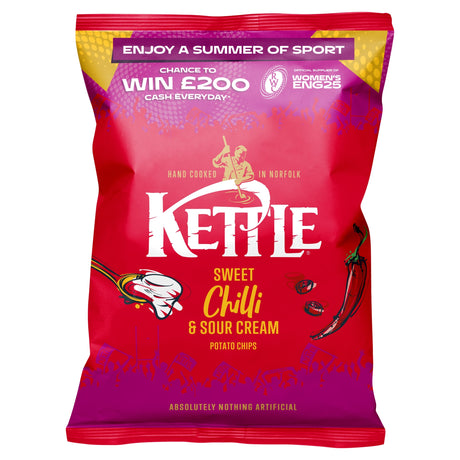 Kettle Potato Chips Sweet Chilli & Sour Cream 130 g