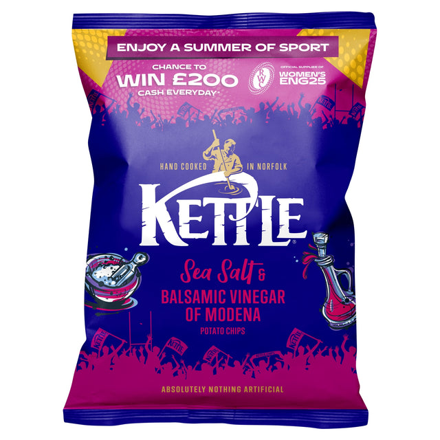 Kettle Sea Salt & Balsamic Vinegar Potato Chips 130 g