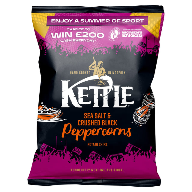 Kettle Sea Salt & Black Peppercorns Potato Chips 130 g