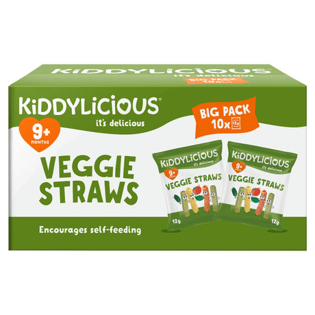 Kiddylicious Veggie Straws 10 x 12 g