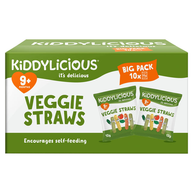Kiddylicious Veggie Straws 10 x 12 g