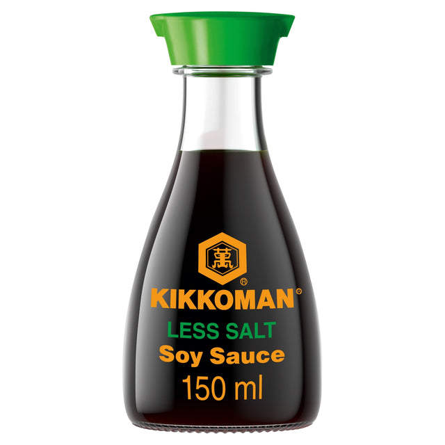 Kikkoman Soy Sauce Less Salt 150 ml