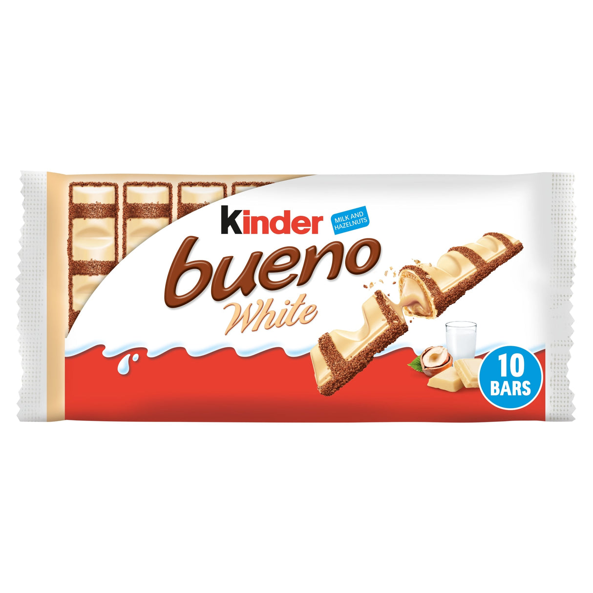Kinder Bueno White Chocolate Bars Multi-Pack 5 x 39 g