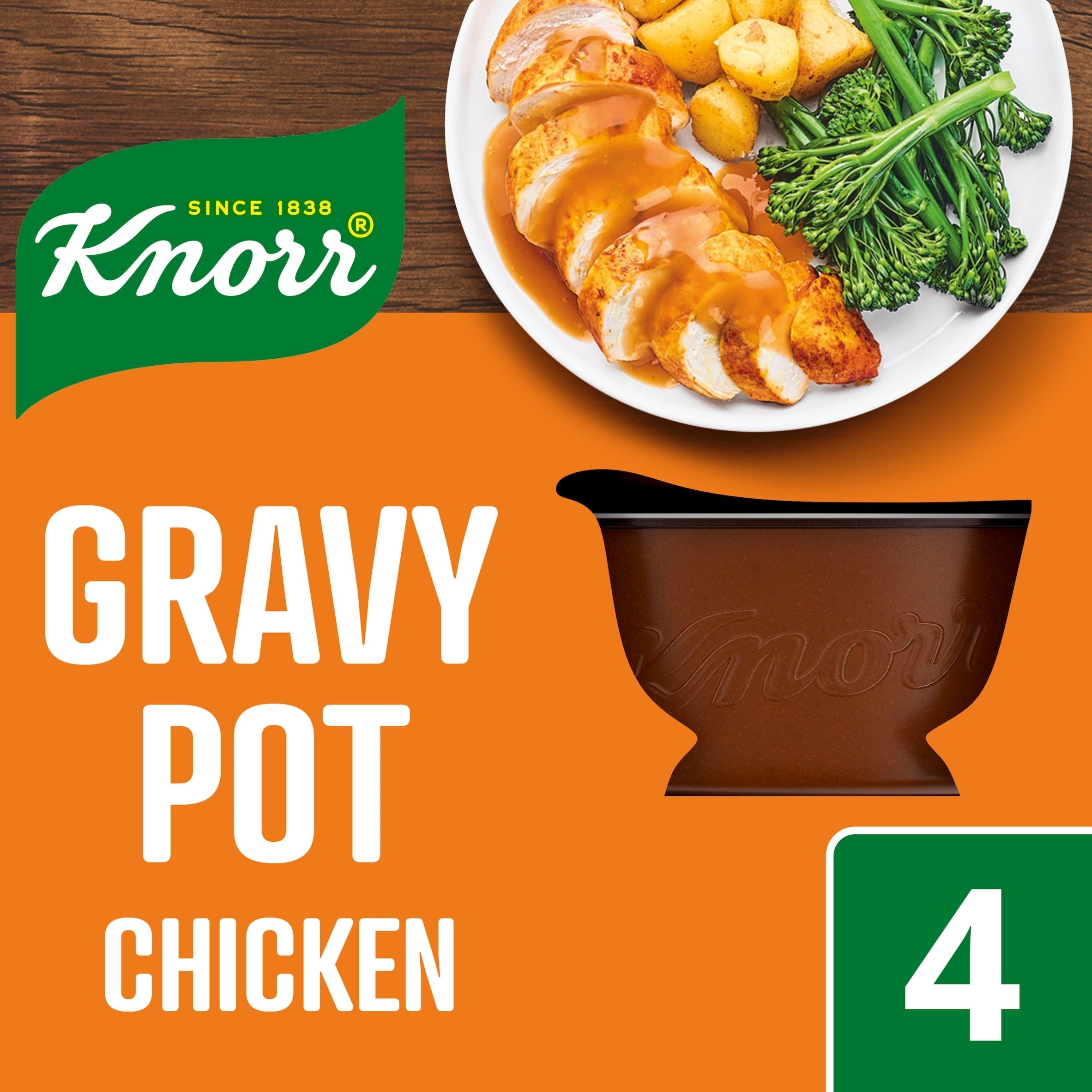Knorr Chicken Gravy Pot 4 x 28 g