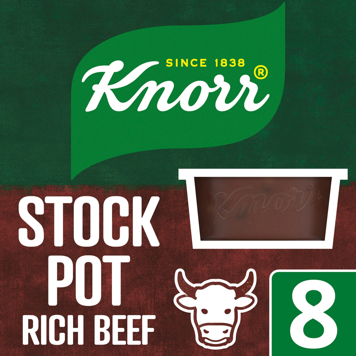 Knorr Rich Beef Stock Pot x8 224 g