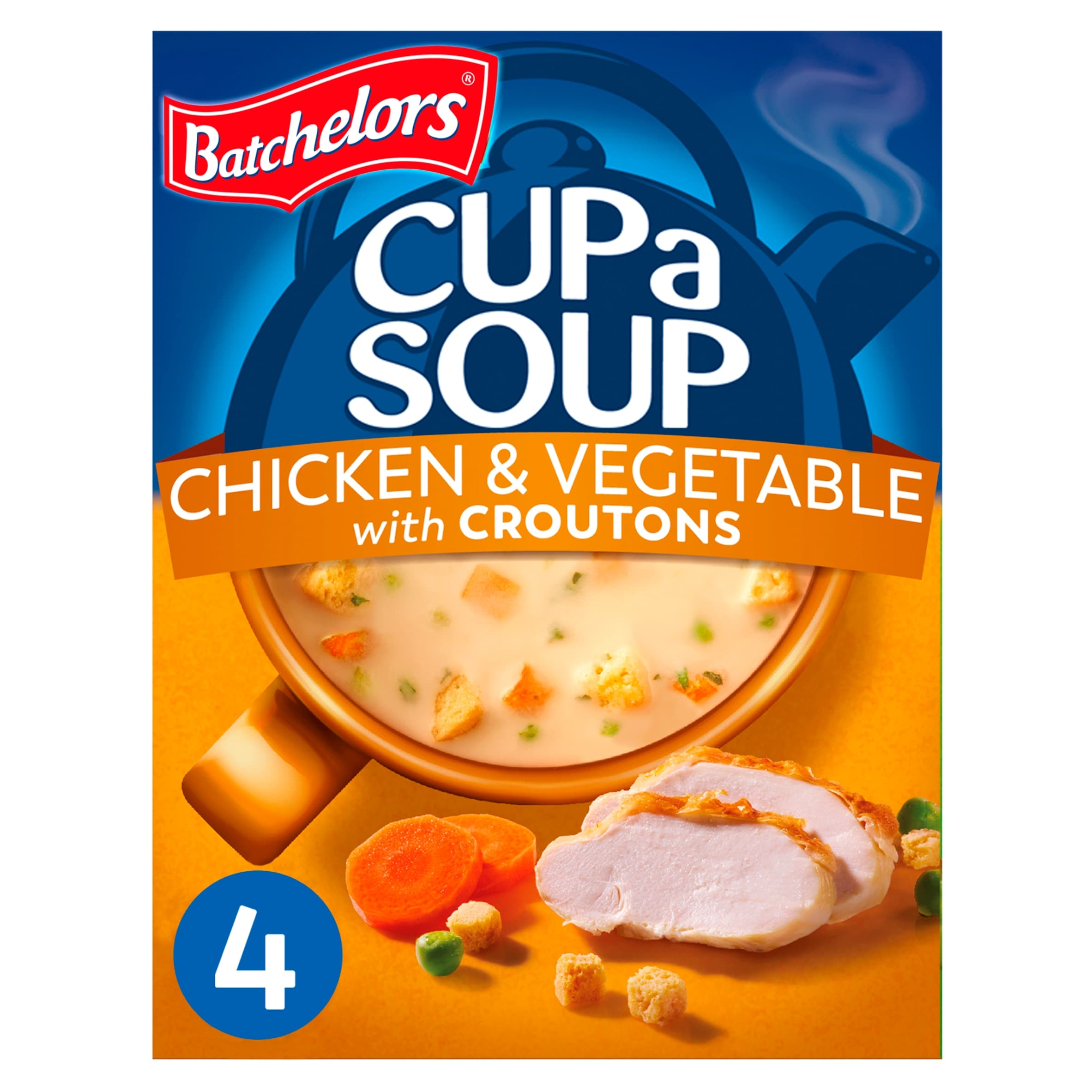 Batchelors Cup A Soup Chicken & Vegetable Croutons 4 Pack 110 g