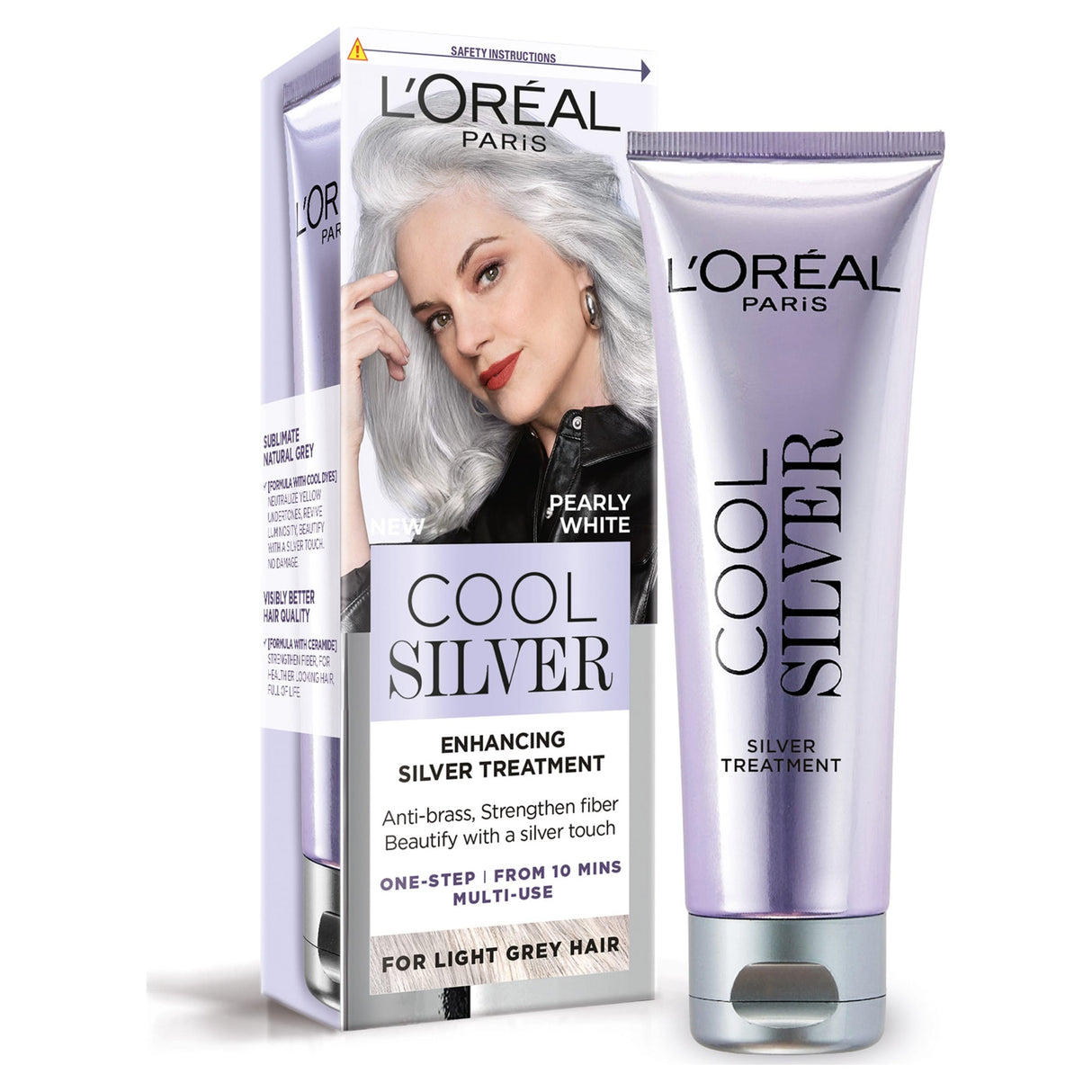L'Oreal Paris Cool Silver Enhancing Silver Treatment Pearly White 114 ml