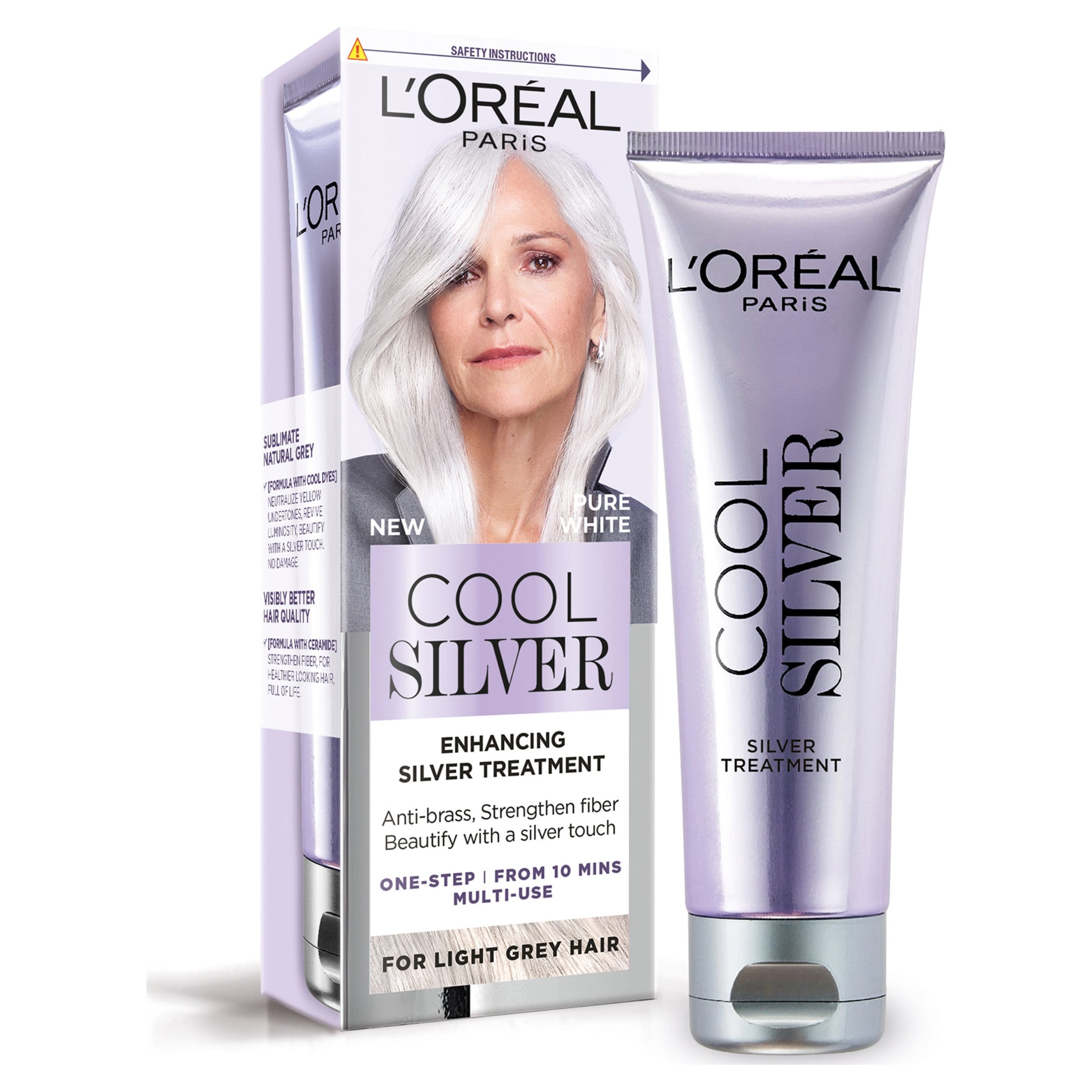 L'Oreal Paris Cool Silver Enhancing Silver Treatment Pure White 114 ml