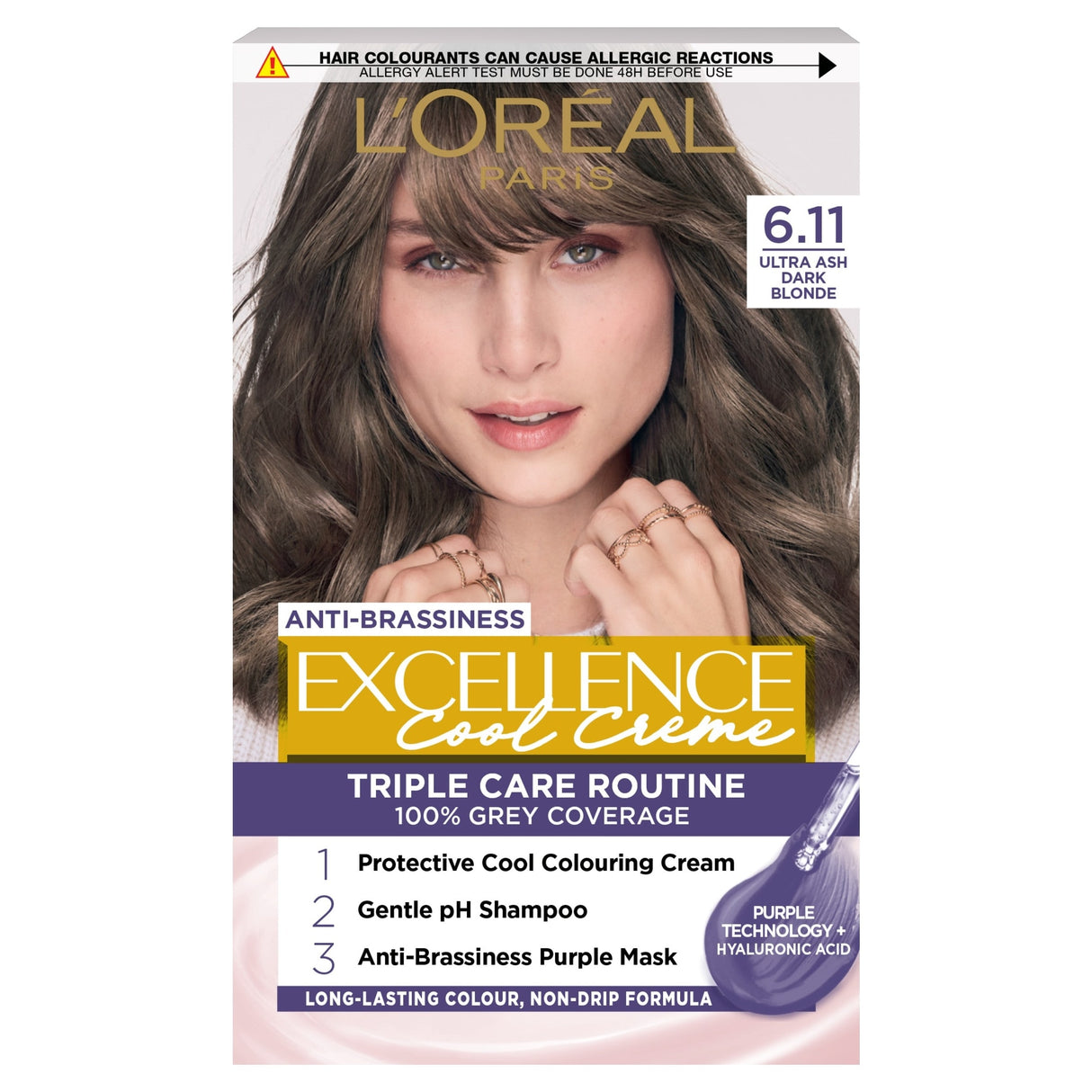 L'Oreal Paris Excellence Cool 6.11 Ultra Ash Dark Blonde
