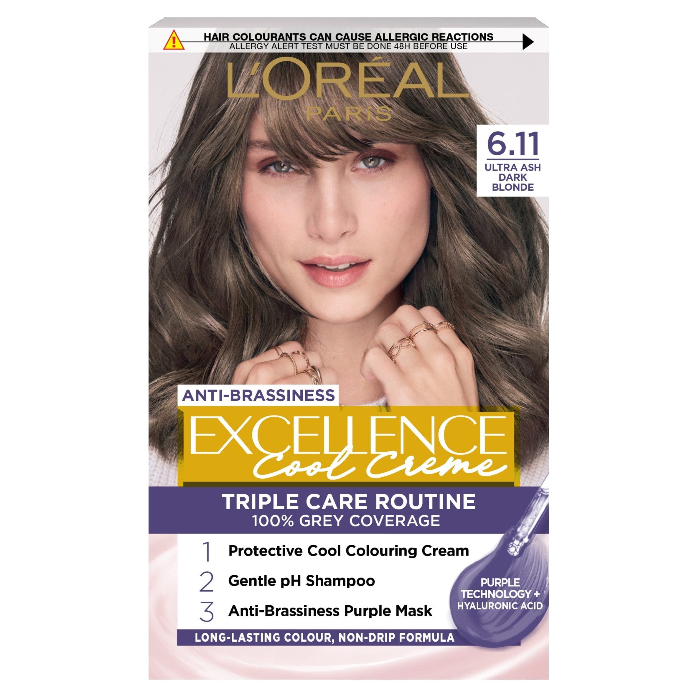 L'Oreal Paris Excellence Cool 6.11 Ultra Ash Dark Blonde