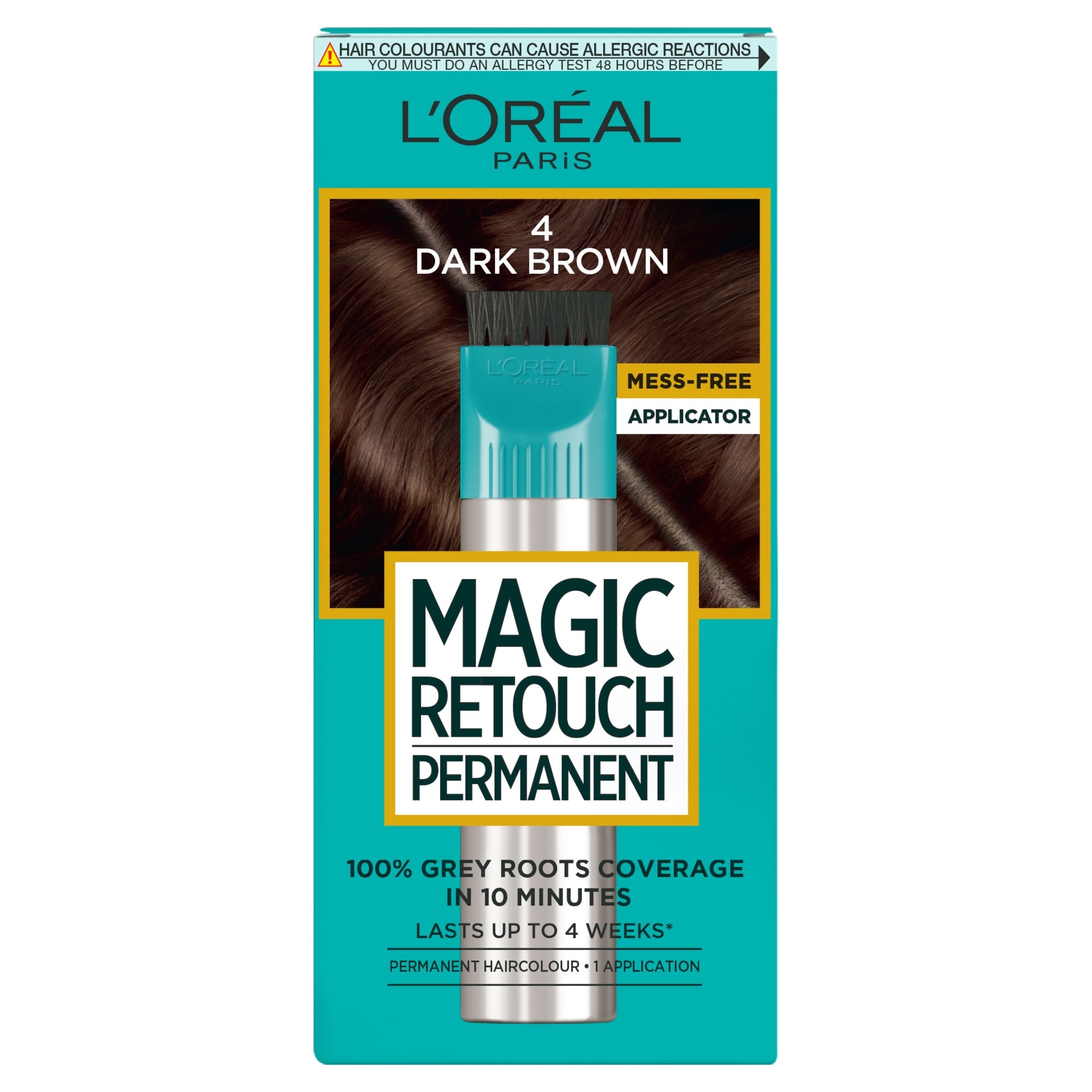 L'Oreal Paris Magic Retouch Permanent 4 Dark Brown