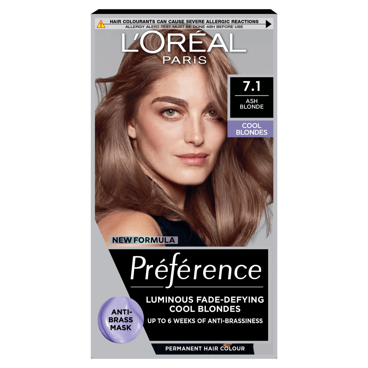 L'Oreal Paris Preference Cool Blondes 7.1 Iceland Permanent Hair Dye